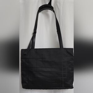 EUC Vintage Salvatore Ferragamo Nylon And Leather Tote w/COA